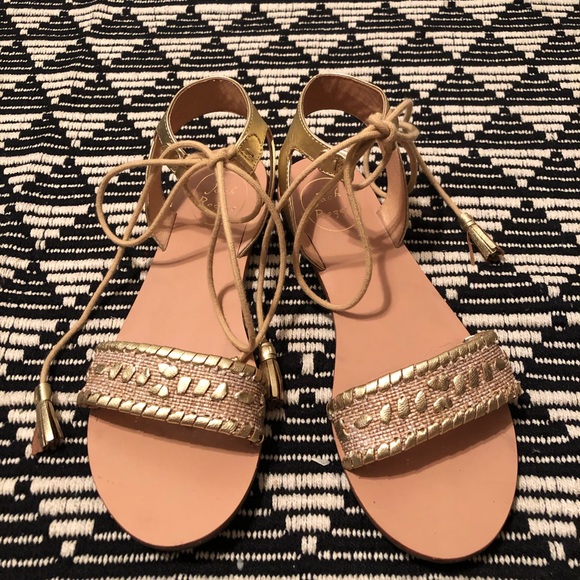 jack rogers tate raffia sandal gold